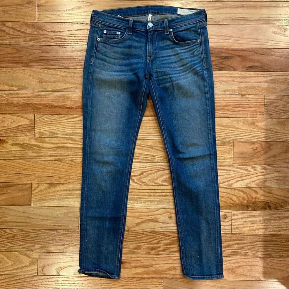 Rag & Bone The Dre Boyfriend Low Rise Boy Fit - Size 26